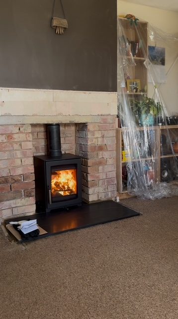Fire and chimney installation by Jobsons Fire & Chimney Centre