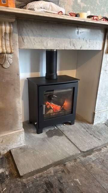Fire and chimney installation by Jobsons Fire & Chimney Centre