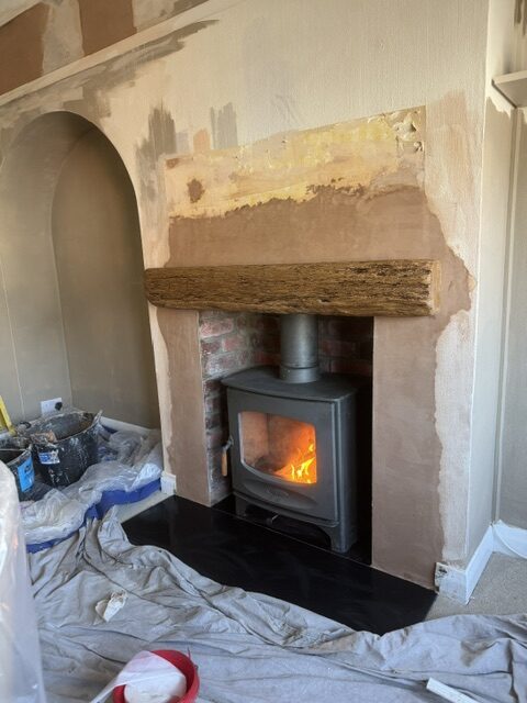 Fire and chimney installation by Jobsons Fire & Chimney Centre